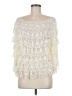 Boston Proper 100% Rayon Ivory 3/4 Sleeve Blouse Size M - photo 1