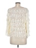 Boston Proper 100% Rayon Ivory 3/4 Sleeve Blouse Size M - photo 2