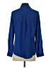 HOTOUCH 100% Rayon Blue Long Sleeve Blouse Size S - photo 2