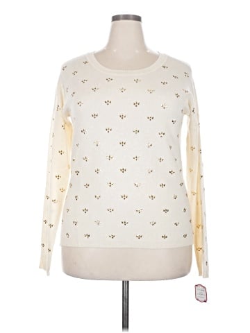 Maison Jules Cashmere Pullover Sweater (view 1)