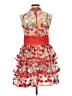Bronx & Banco 100% Polyester Red Cocktail Dress Size XL - photo 2