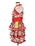 Bronx & Banco 100% Polyester Red Cocktail Dress Size XL - photo 5