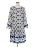 Max Studio 100% Polyester Argyle Gray Casual Dress Size S - photo 1