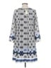 Max Studio 100% Polyester Argyle Gray Casual Dress Size S - photo 2