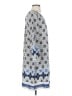 Max Studio 100% Polyester Argyle Gray Casual Dress Size S - photo 4