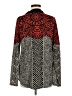 Soft Surroundings Animal Print Red Long Sleeve Blouse Size M - photo 2
