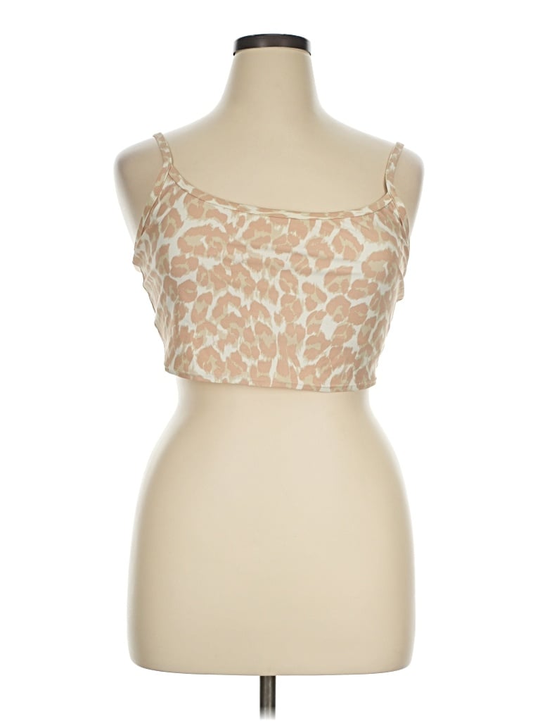 Pre-owned Aerie Tube Top Tan Sweetheart Neckline Tops