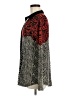 Soft Surroundings Animal Print Red Long Sleeve Blouse Size M - photo 5