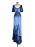Unbranded Blue Cocktail Dress Size 6 - photo 2