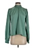 Forever 21 100% Polyester Green Long Sleeve Blouse Size S - photo 1