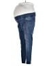 Isabel Maternity Color Block Blue Jeans Size 16 Maternity - photo 1