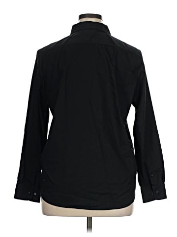 Jones New York Signature Long Sleeve Button-Down Shirt (view 2)