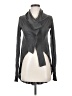 ALLSAINTS Spitalfields Solid Gray Wool Cardigan Size 4 - photo 1