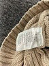 Miracle Solid Tan Turtleneck Sweater Size XS - photo 8