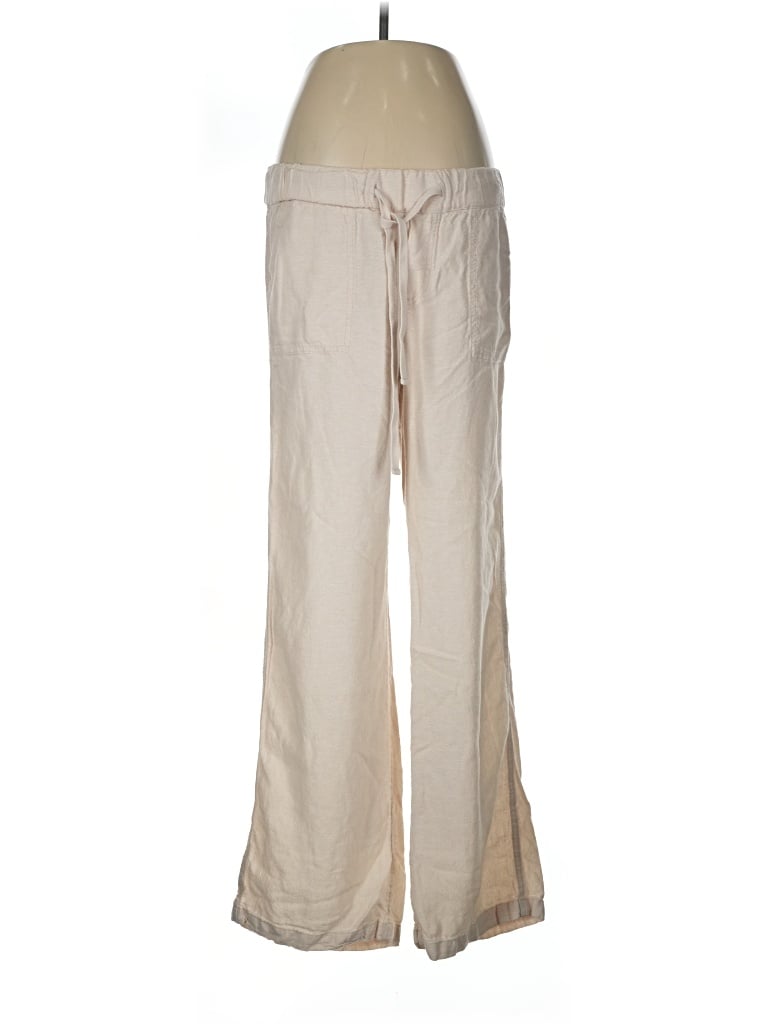 Pre-owned Caslon Linen Pants In Tan