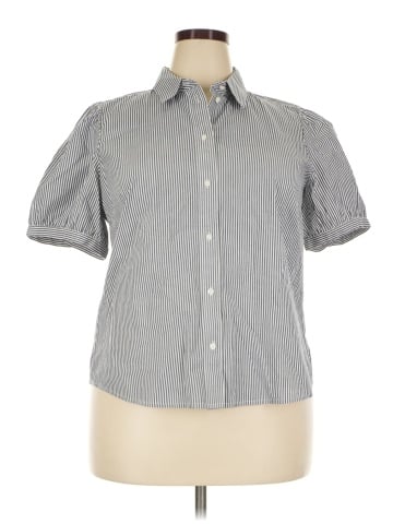 J.Crew Factory Store Short Sleeve Button-Down Shirt (view 1)