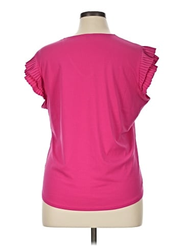 Adrianna Papell Short Sleeve T-Shirt (view 2)