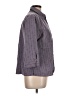 DressBarn Houndstooth Gray 3/4 Sleeve Button-Down Shirt Size L - photo 4