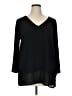 MICHAEL Michael Kors 100% Polyester Black 3/4 Sleeve Blouse Size XL - photo 1