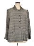 Perceptions Chevron-herringbone Gray Coat Size 20 - photo 1
