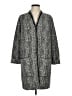 Escada 100% Wool Animal Print Gray Wool Coat Size M - photo 1