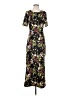 Leota Floral Black Casual Dress Size S - photo 1