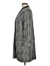 Escada 100% Wool Animal Print Gray Wool Coat Size M - photo 5