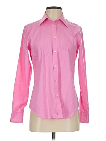 Lauren by Ralph Lauren Long Sleeve Button-Down Shirt (view 1)