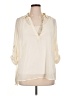 Jennifer Lopez 100% Polyester Ivory 3/4 Sleeve Blouse Size 0X - photo 1