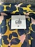 CAbi 100% Polyester Animal Print Gold Yellow Sleeveless Blouse Size M - photo 7