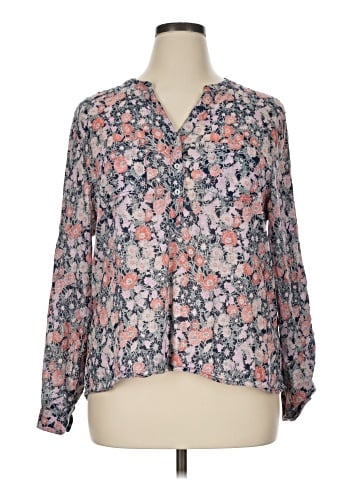 Carve Designs Long Sleeve Blouse (view 1)