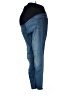 Isabel Maternity Solid Blue Jeans Size 8 Maternity - photo 1