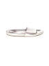 Beek.. 100% Leather Metallic Silver Sandals Size 10 - photo 1