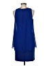 Laundry by Shelli Segal 100% Polyester Blue Sleeveless Top Size 8 - photo 2