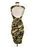 Cache Graphic Yellow Cocktail Dress Size 8 - photo 2
