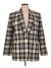 White Stag Plaid Ivory Wool Blazer Size 14 - photo 1