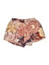 Tyche 100% Polyester Paisley Red Shorts Size S - photo 2