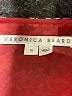 Veronica Beard Floral Red 3/4 Sleeve Silk Top Size 10 - photo 7