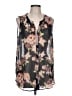 Daniel Rainn 100% Polyester Black Sleeveless Blouse Size L - photo 1