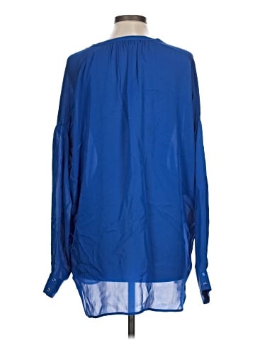 Vince. 3/4 Sleeve Silk Top (view 2)