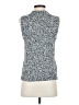 Nordstrom Black Silver Sweater Vest Size S - photo 2