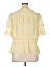 Cato 100% Polyester Yellow Short Sleeve Blouse Size XL - photo 2