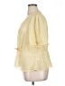 Cato 100% Polyester Yellow Short Sleeve Blouse Size XL - photo 5