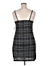 Unbranded Plaid Gray Casual Dress Size XL - photo 2