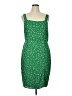 Halogen 100% Polyester Stars Green Cocktail Dress Size XL - photo 1
