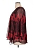 Sara Michelle 100% Polyester Red 3/4 Sleeve Top Size 1X - photo 5