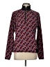 T by Talbots Paisley Burgundy Track Jacket Size L - photo 1