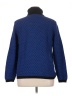 Karen Scott 100% Cotton Polka Dots Blue Turtleneck Sweater Size XL - photo 2