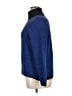 Karen Scott 100% Cotton Polka Dots Blue Turtleneck Sweater Size XL - photo 5