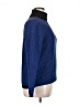 Karen Scott 100% Cotton Polka Dots Blue Turtleneck Sweater Size XL - photo 4